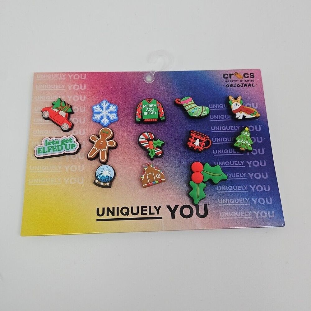 Crocs Jibbitz 13-Pack Holiday Favorites Shoe Charms Jibbitz for Crocs New